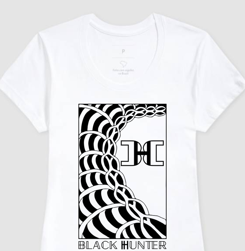 camiseta correntes black hunter