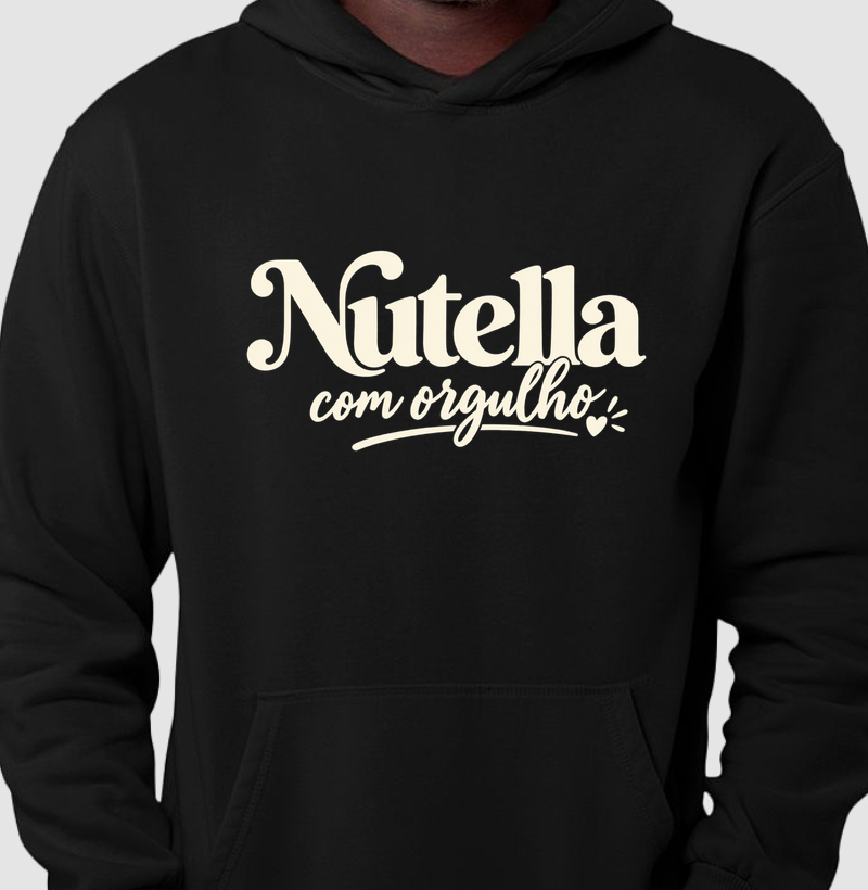Moletom nutella com orgulho