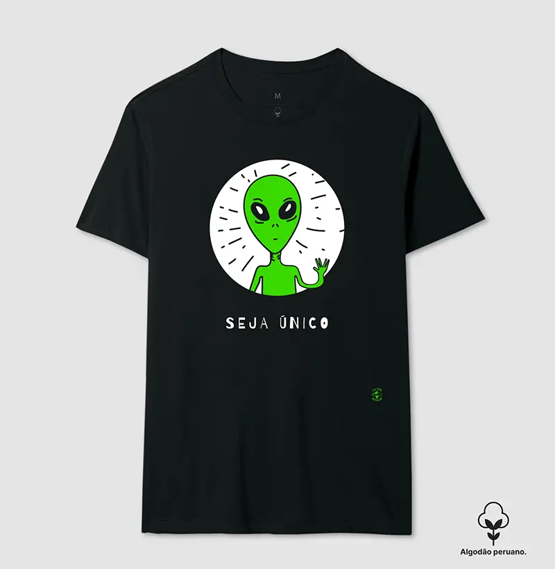 Camiseta Algodão Peruano - Seja Único