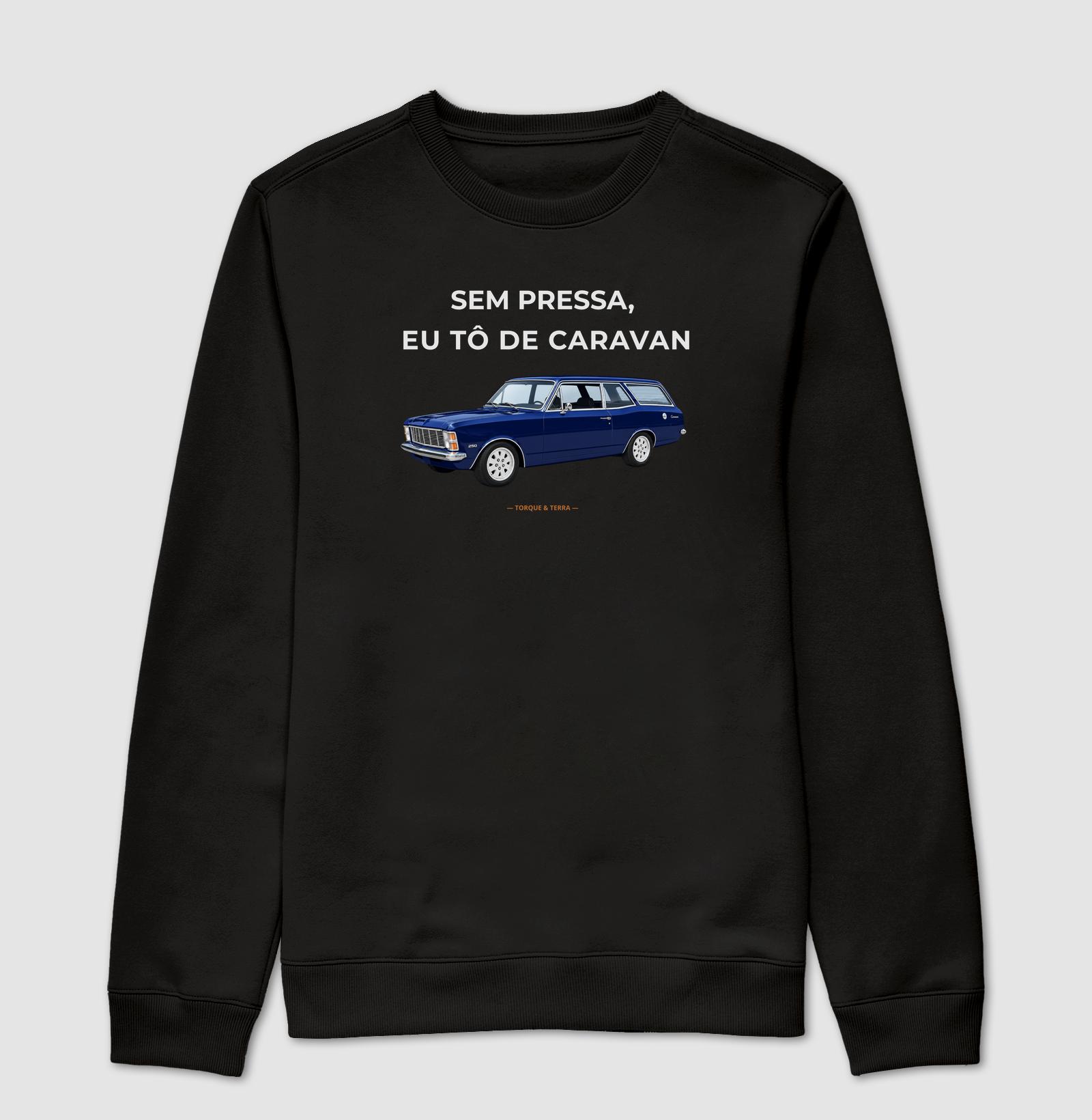 Sem pressa, eu tô de Caravan - azul escuro 2