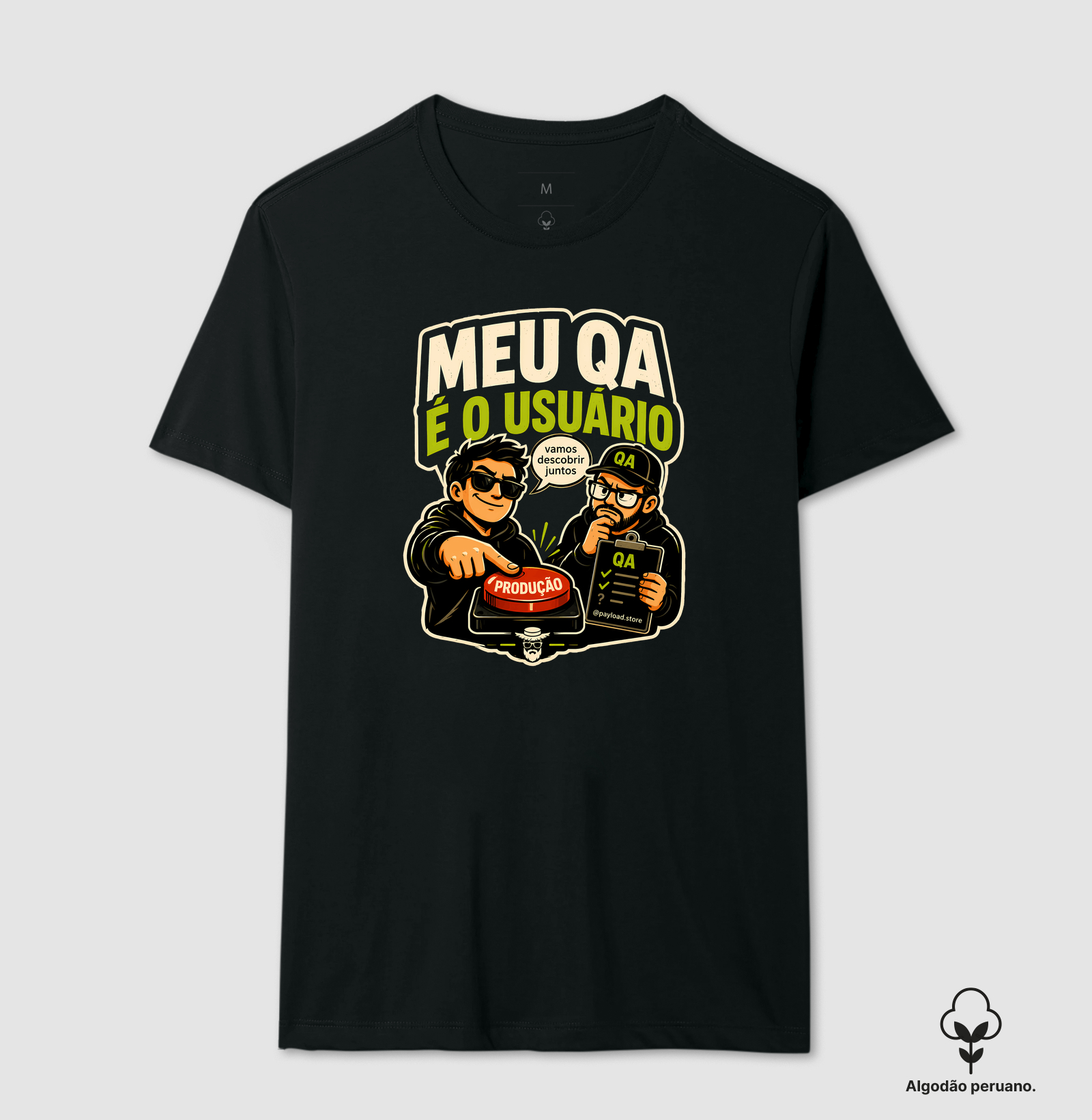 Meu QA é o Usuário (Dark Mode) — Coleção Matuto Programador