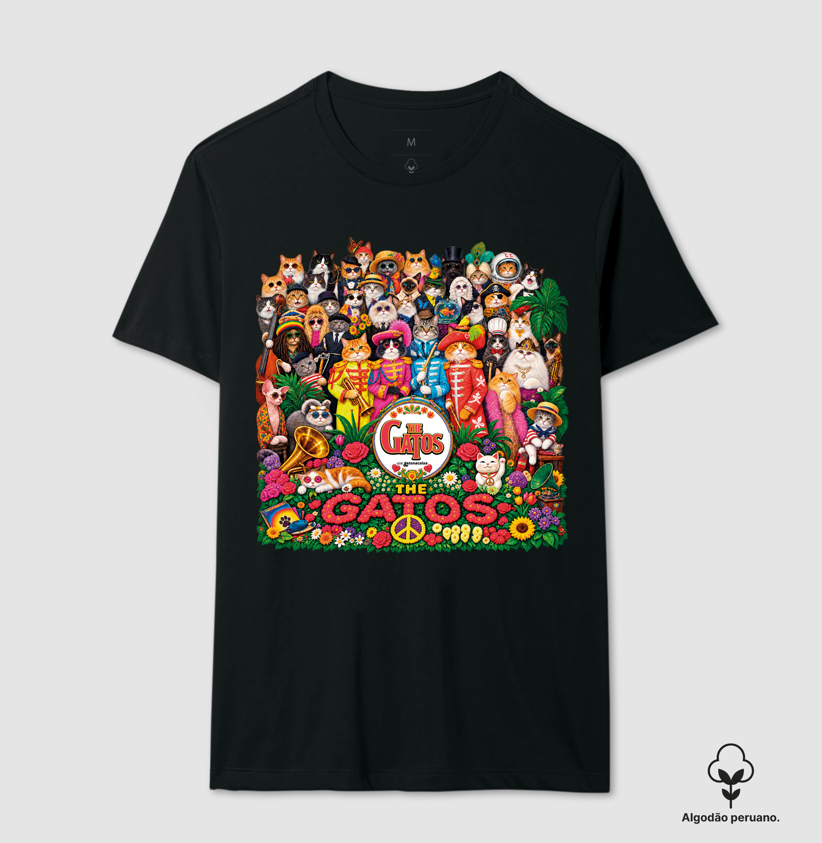 The Gatos – Sgt. Peppers - Camiseta Algodão Peruano