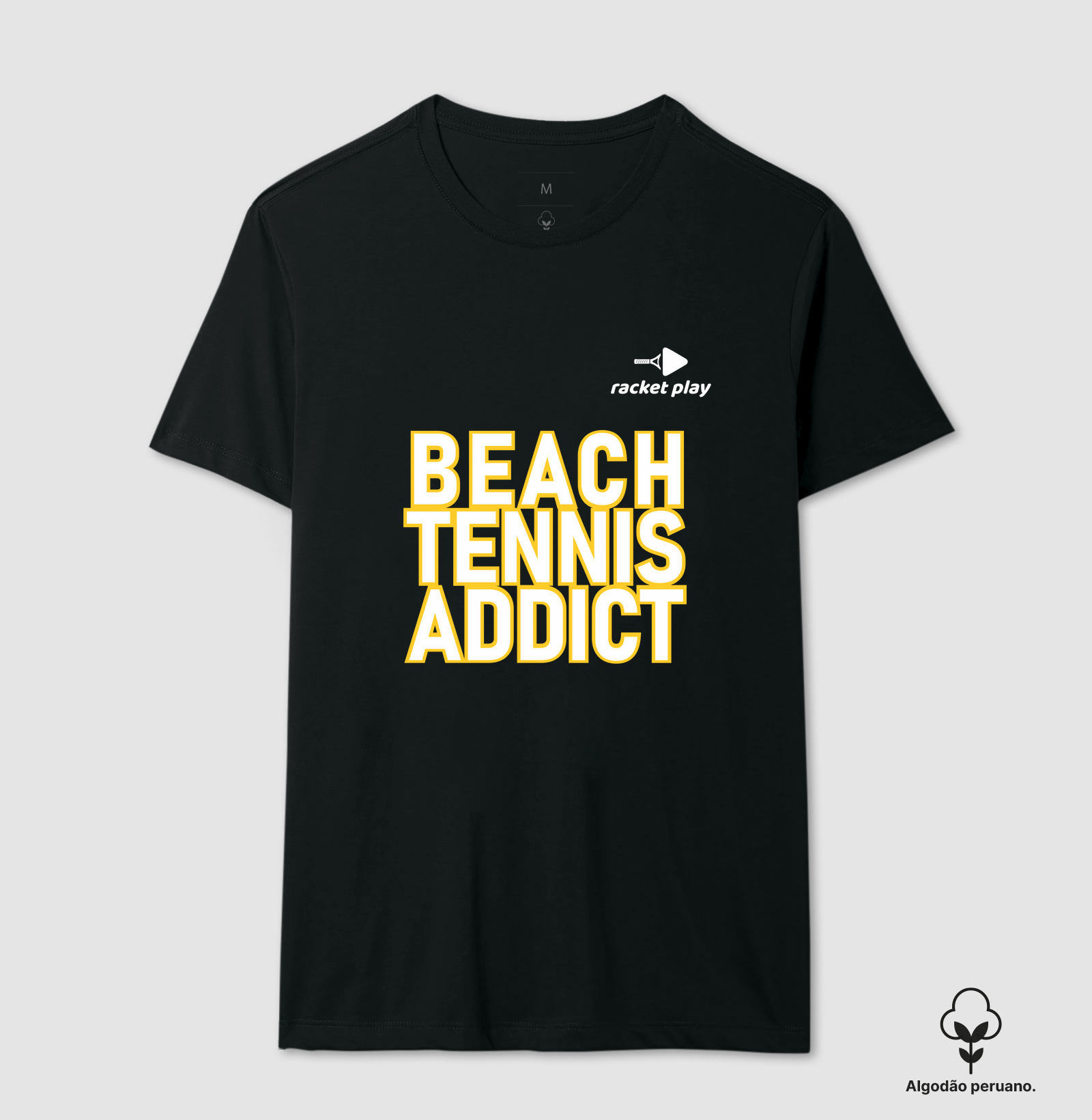Camiseta Algodão Peruano Beach Tennis - Addict