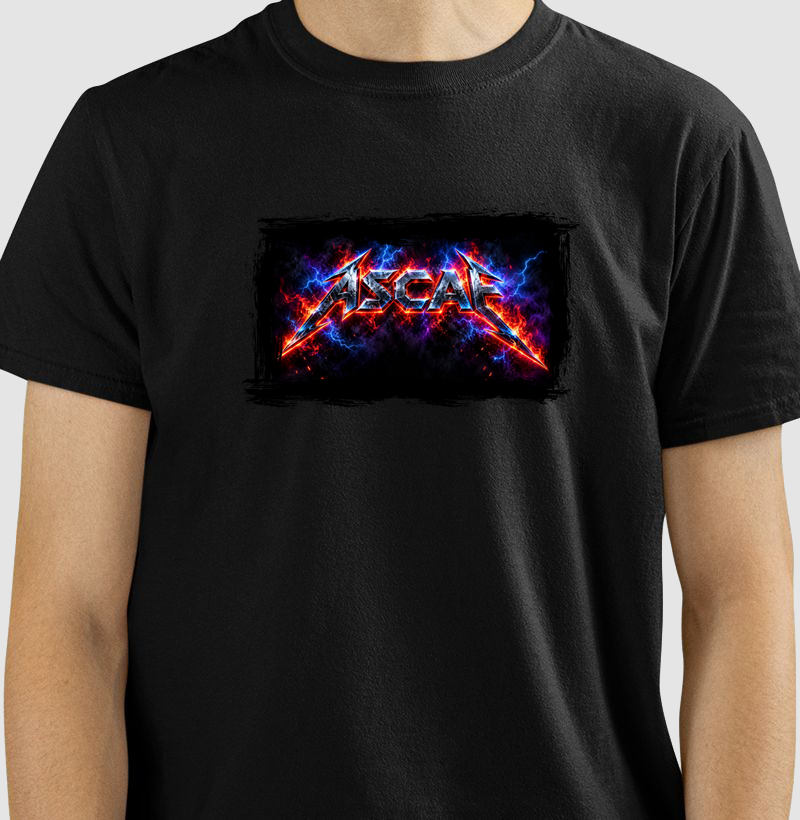 ASCAF LOGO COLORIDO - Camiseta