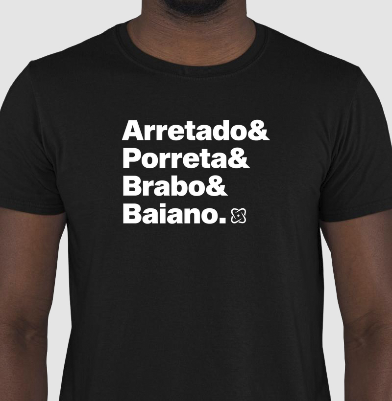 Arretado Camiseta Algodão