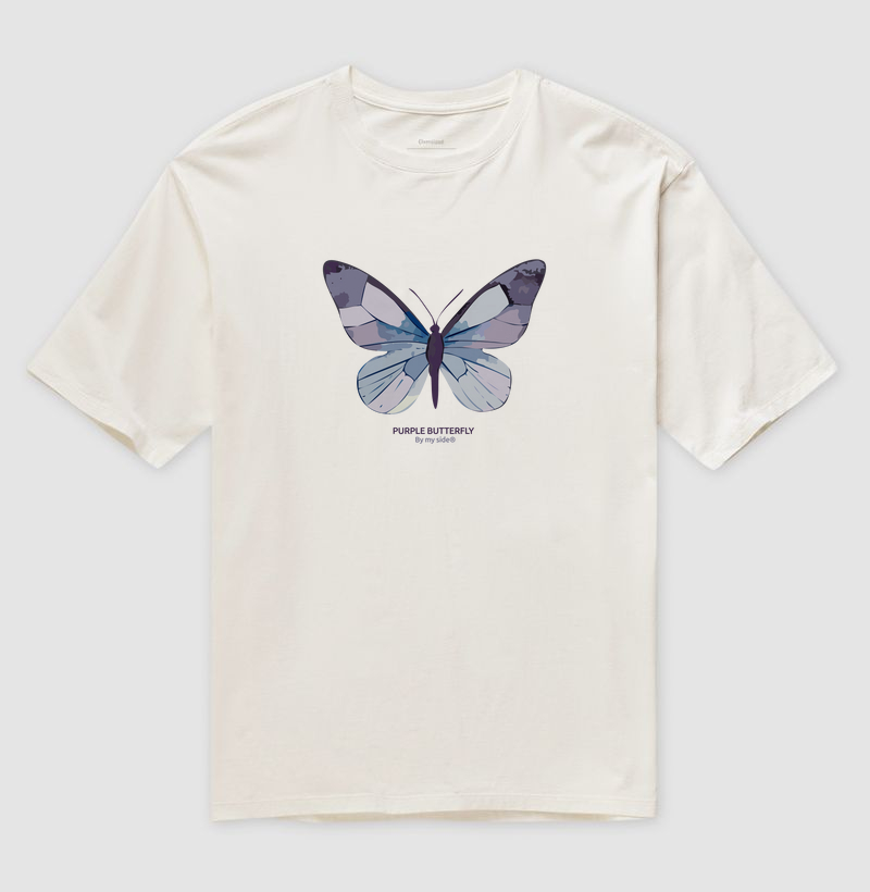 PURPLE BUTTERFLY 01 - Oversized