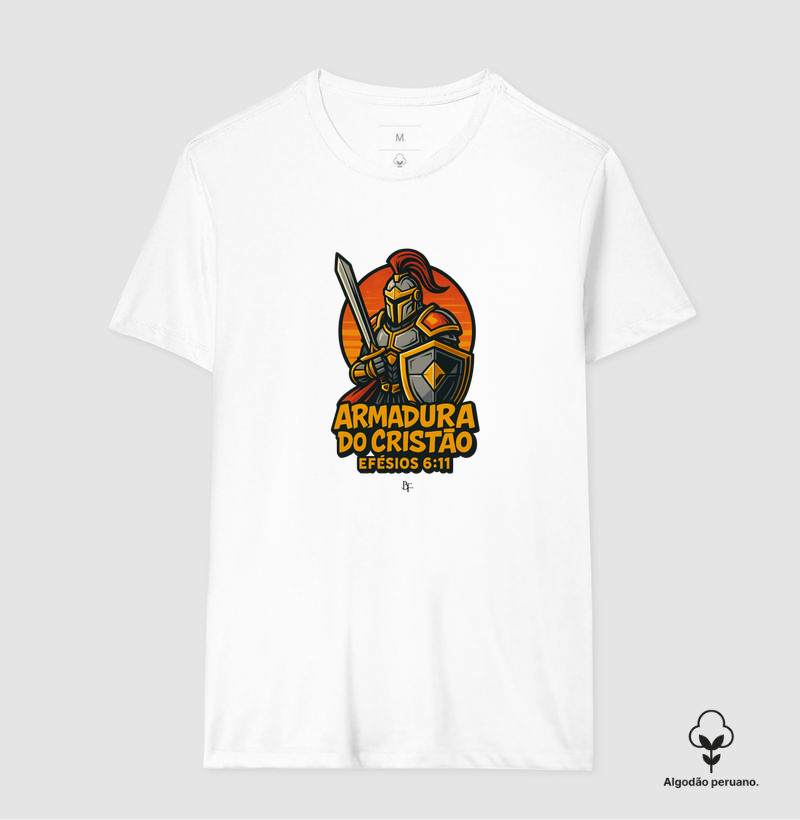Armadura do Cristão - Camiseta Algodão Peruano