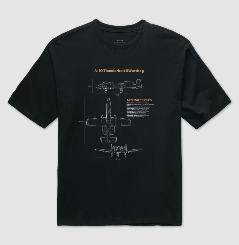 A-10 Thunderbolt II Warthog - Blueprint