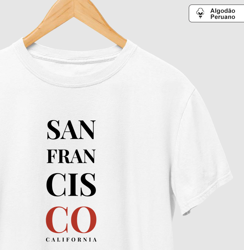 Camiseta Algodão Peruano San Francisco