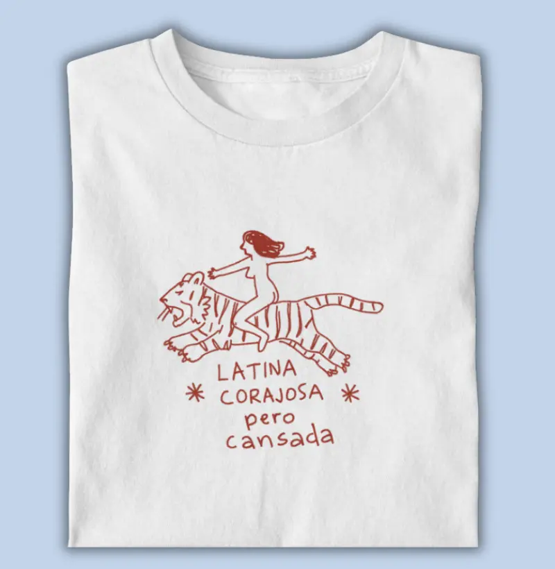 latina corajosa, pero cansada