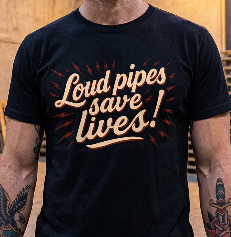 Loud pipes save lives