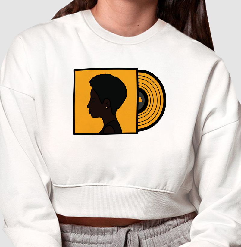 Cropped Moletom Inspiração Mahmundi