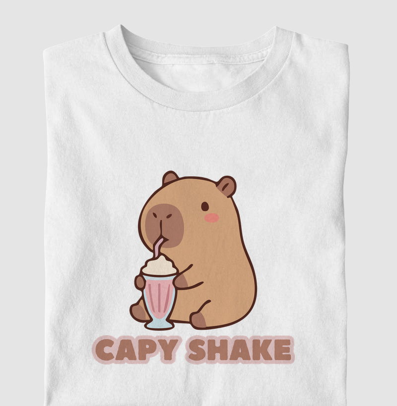 Camiseta Infantil Capy Shake