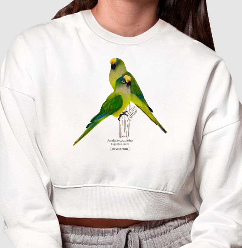 Love Friends - Jandaias-coquinho (Zé e Frank) - Moletom Cropped