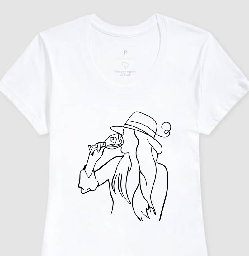Camiseta Feminina Wine drinker