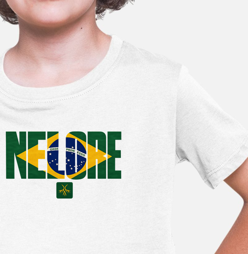 Camisa infantil Nelore Brasil