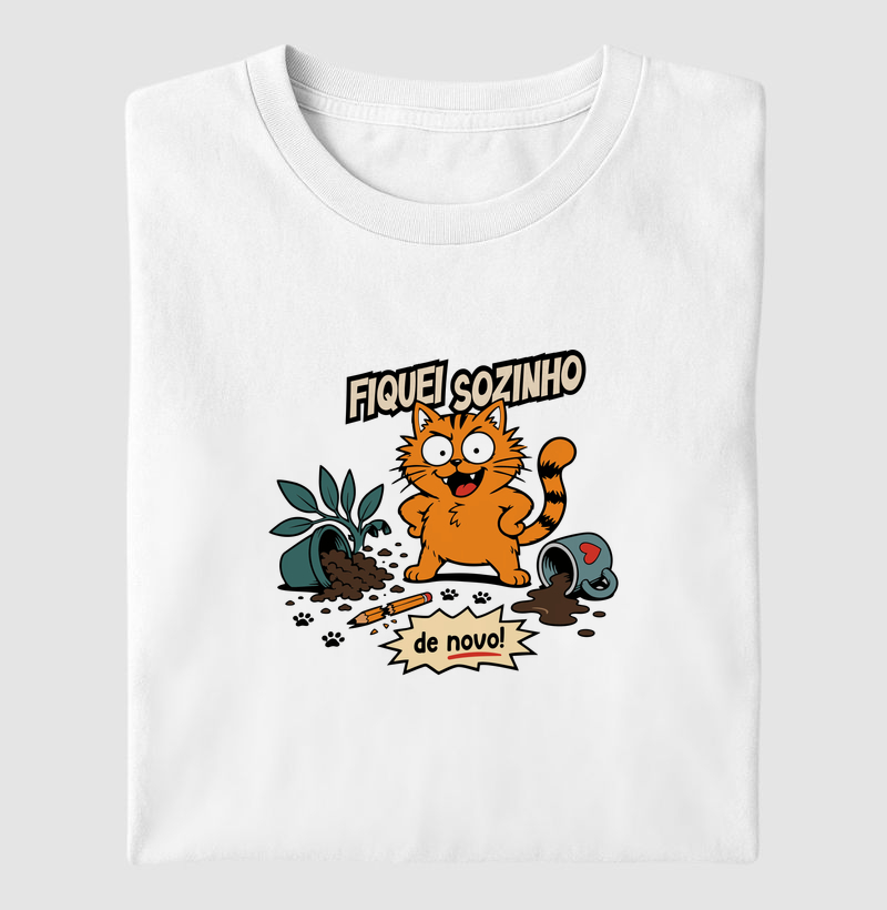 fiquei sozinho de novo