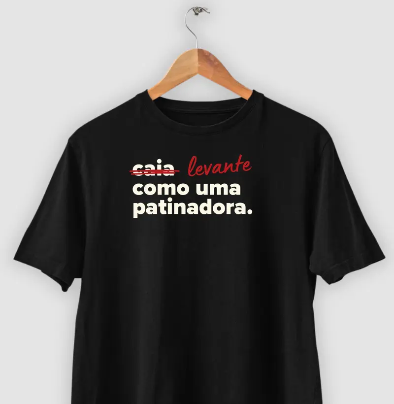 Levante como uma patinadora