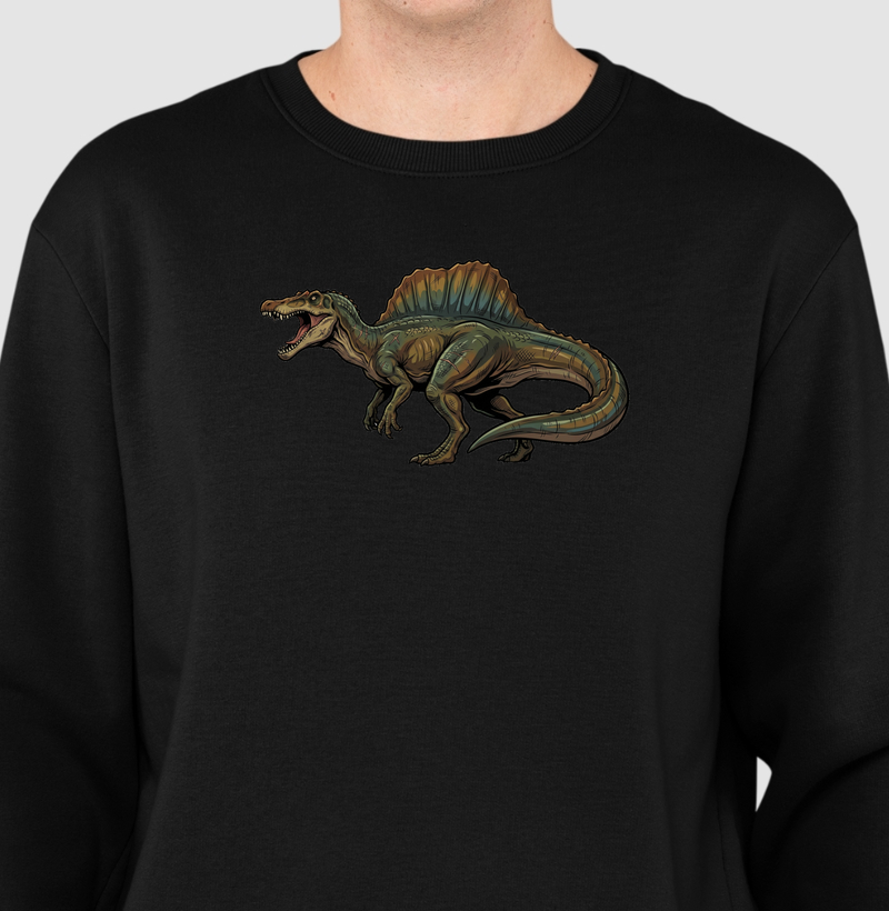 Blusa Dinossauro Suéter Espinossauro Algodão Premium Dinoloco