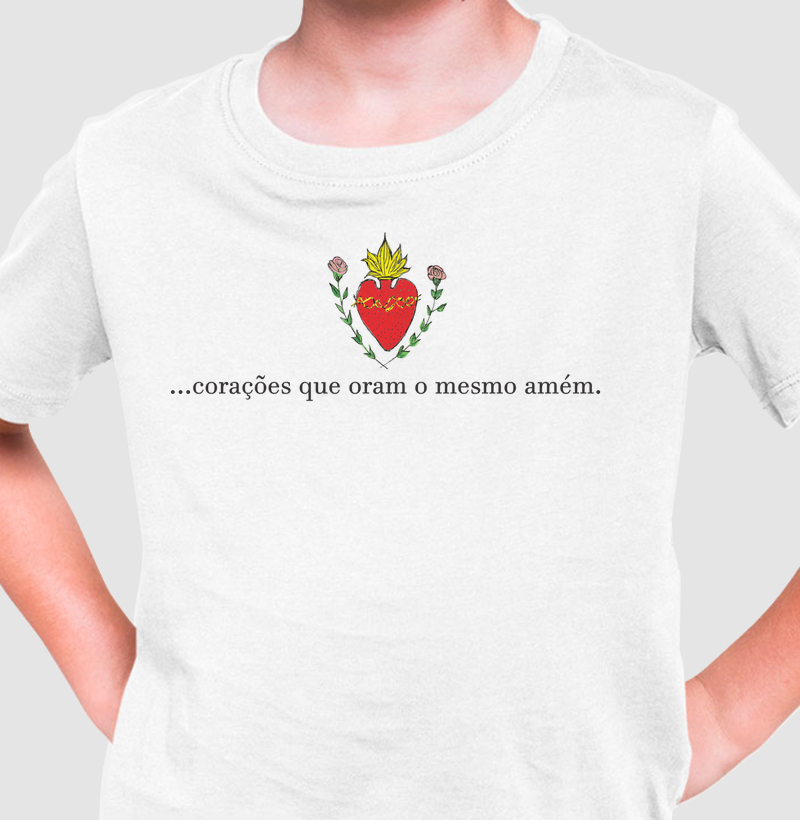 corações que oram o mesmo amém.para filhotes