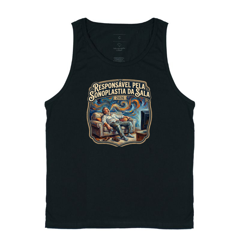 Camiseta Responsável pela sonoplastia da sala - Algodão Premium
