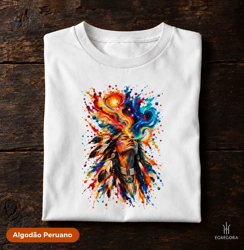 Êxtase da Consciência - Camiseta Algodão Peruano