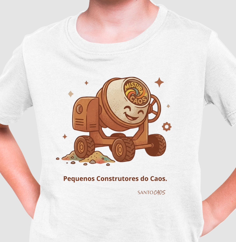 Camiseta Infantil Mistura Caos
