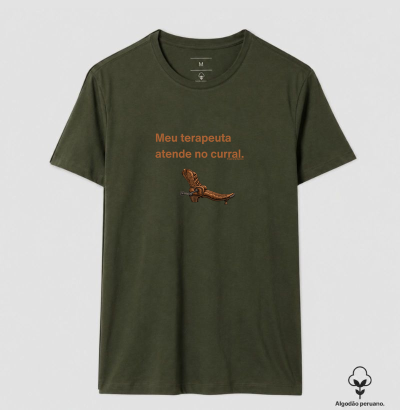 Meu terapeuta atende no curral. (LCC)