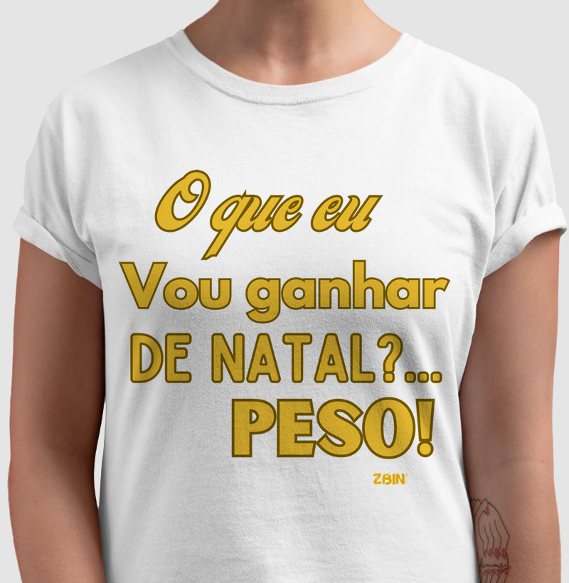 Camiseta ZBIN - NATAL FRASE 001