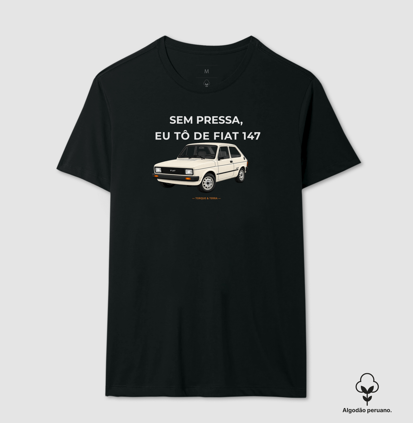 Sem pressa, eu tô de Fiat 147 - Bege