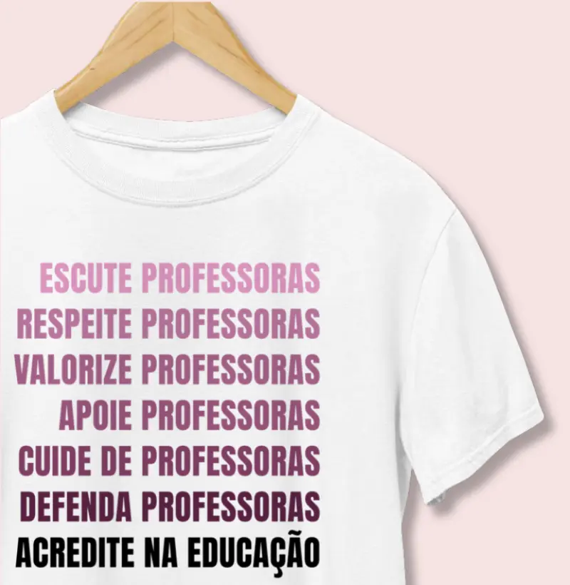 Camiseta | Acredite na educação