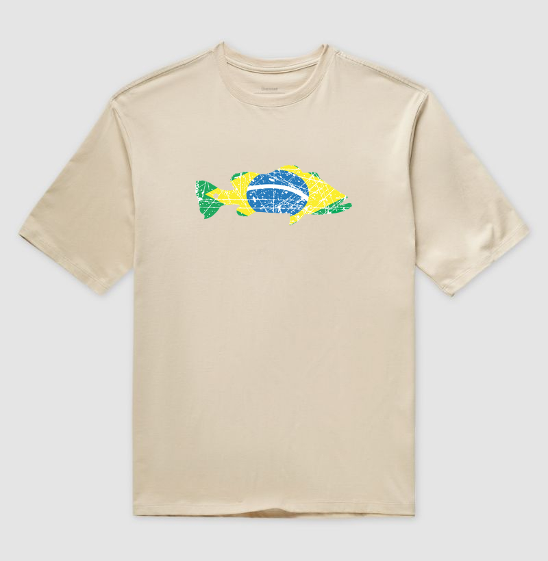 🇧🇷 Brasil Tucunaré! - Camiseta Oversized