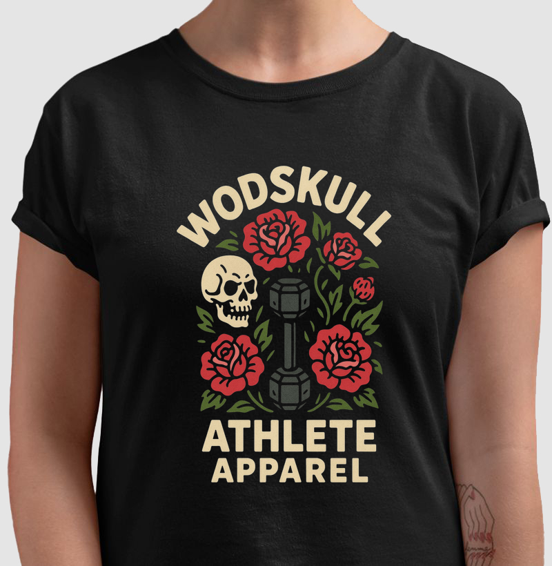 Camiseta Wodskull Dumbell Skull