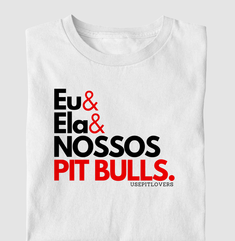 EU E ELA E NOSSOS PIT BULLS
