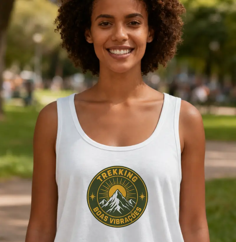 Camiseta Regata Alma Outdoor | Trekking & Good Vibe