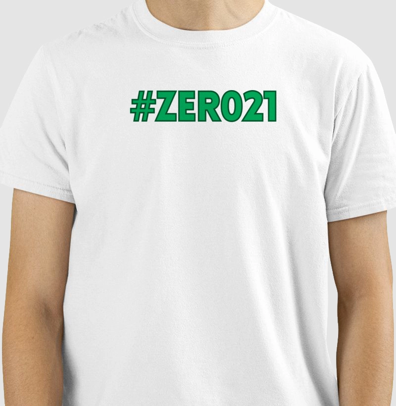 Camiseta #ZERO21 Green 