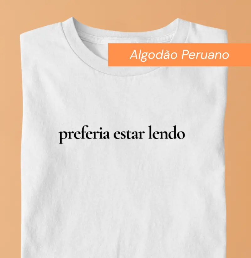 Preferia estar lendo