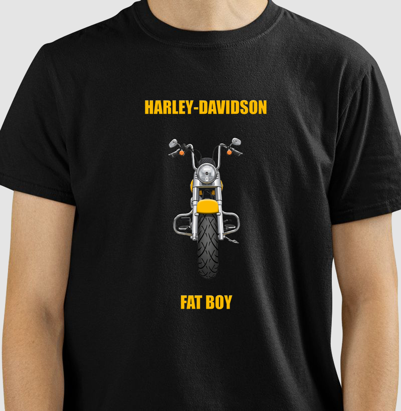 Harley Davidson Amarela