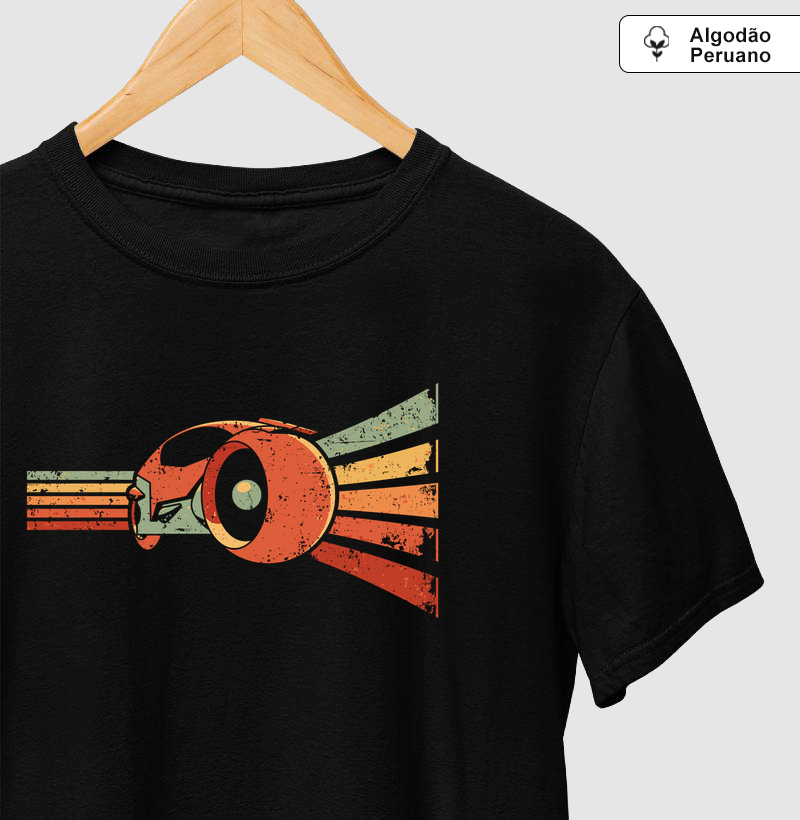 Camiseta  Vintage Grid - Camiseta Algodão Peruano