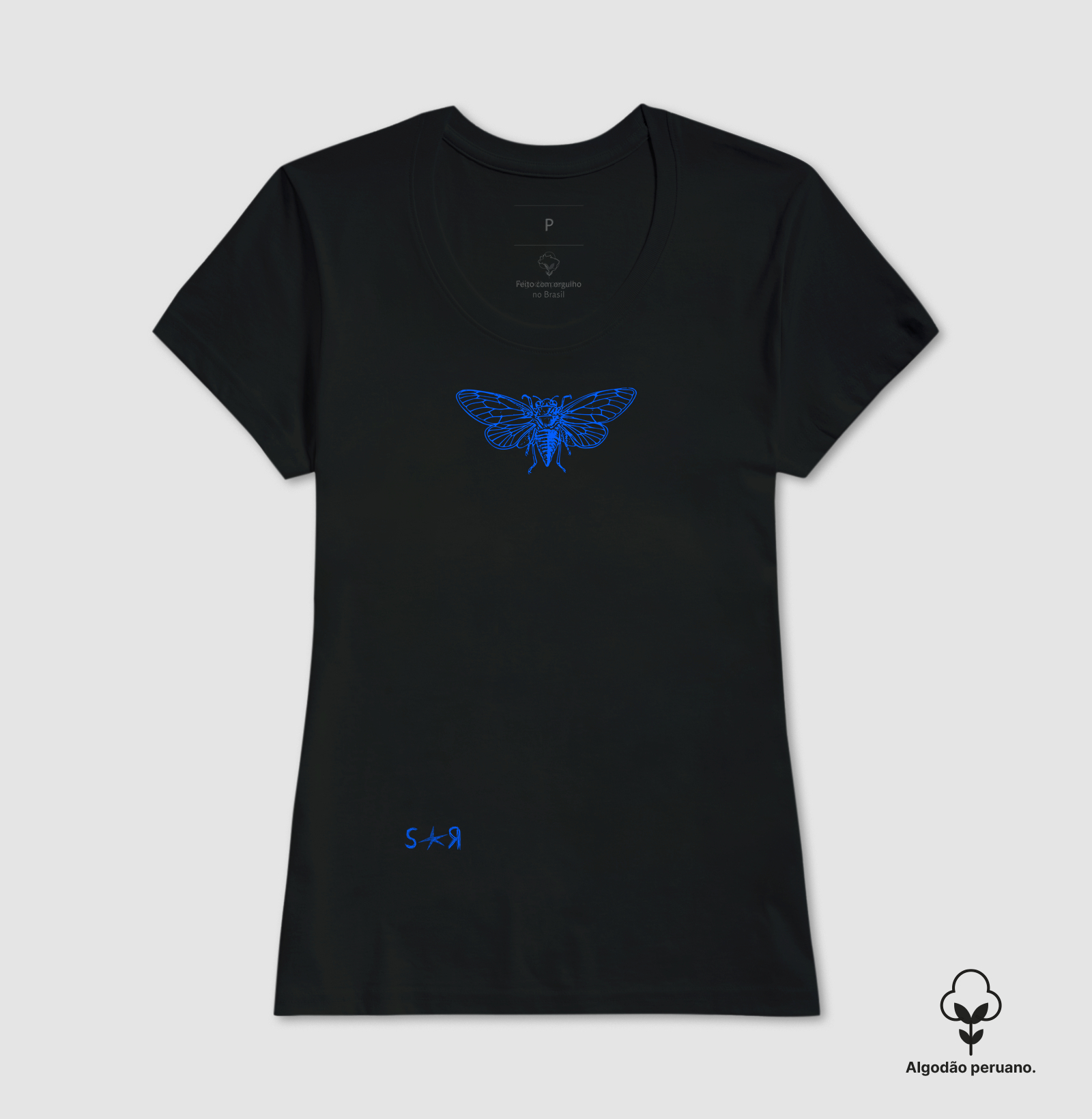 Camiseta Algodão Peruano FEMININA S★R  FLY