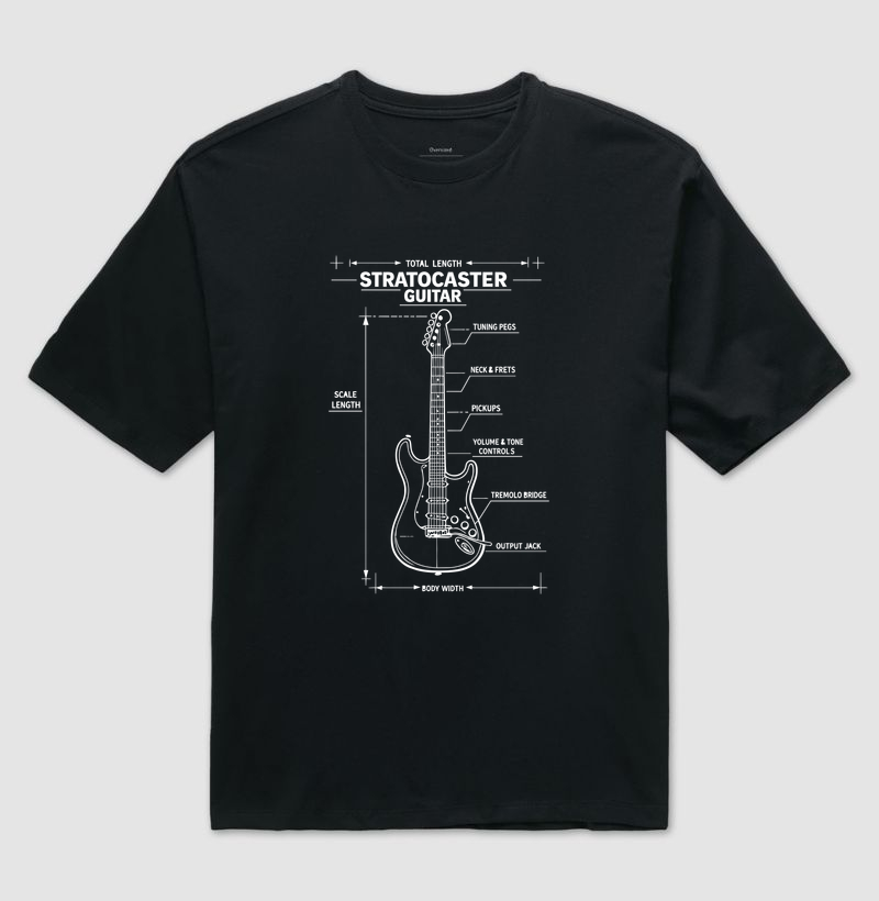 Guitarra Strato diagrama