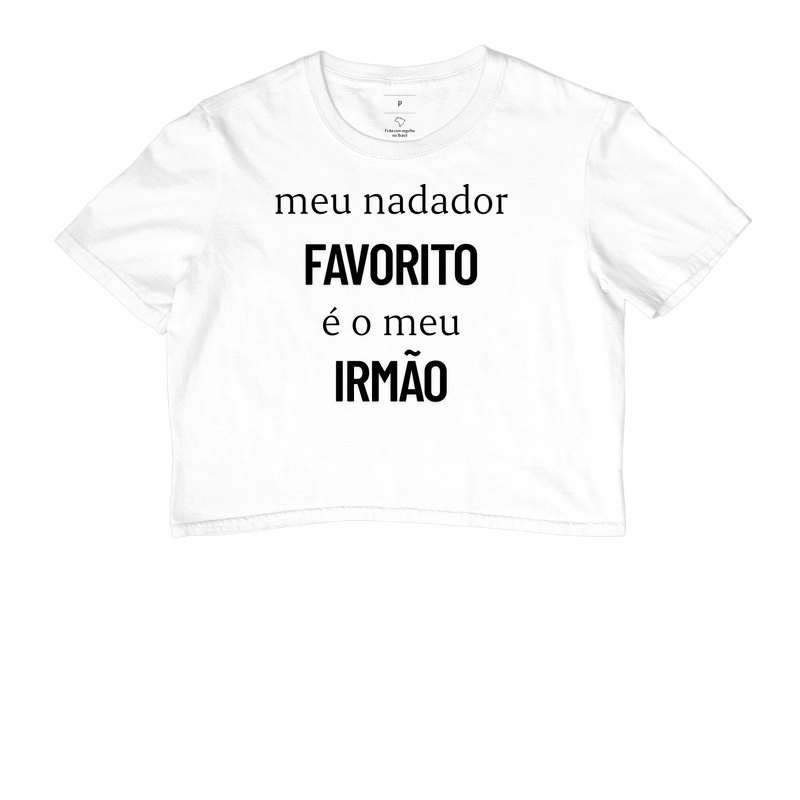 Meu nadador favorito é o meu irmão