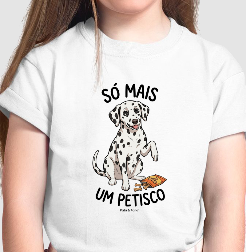 CAMISETA INFANTIL DALMATA PETISCO