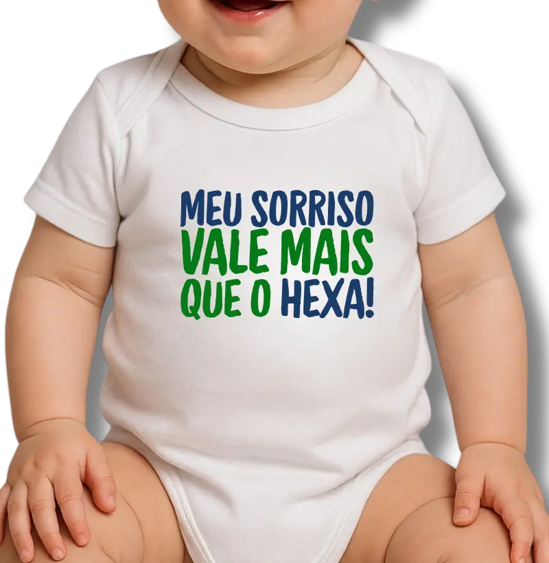Meu sorriso vale mais que o hexa!