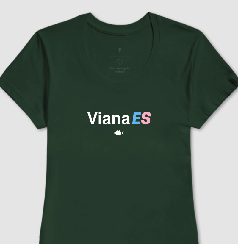 Cidades Viana ES Colorido - Feminina - #28986