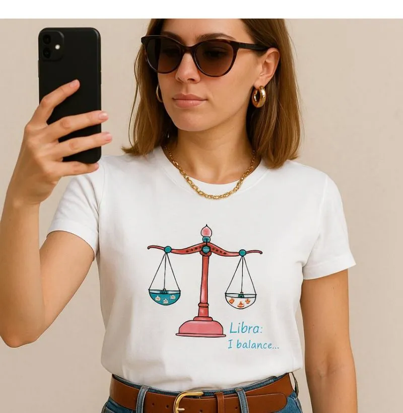 Camiseta Libra (feminina e masculina)
