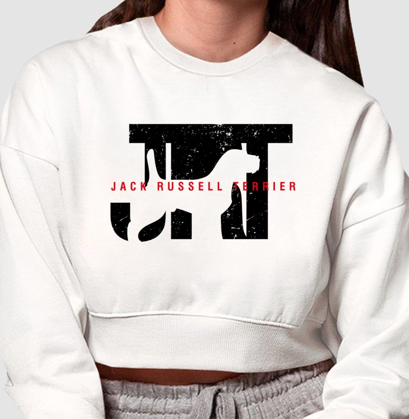 Moletom Cropped Jack Russell Sigla
