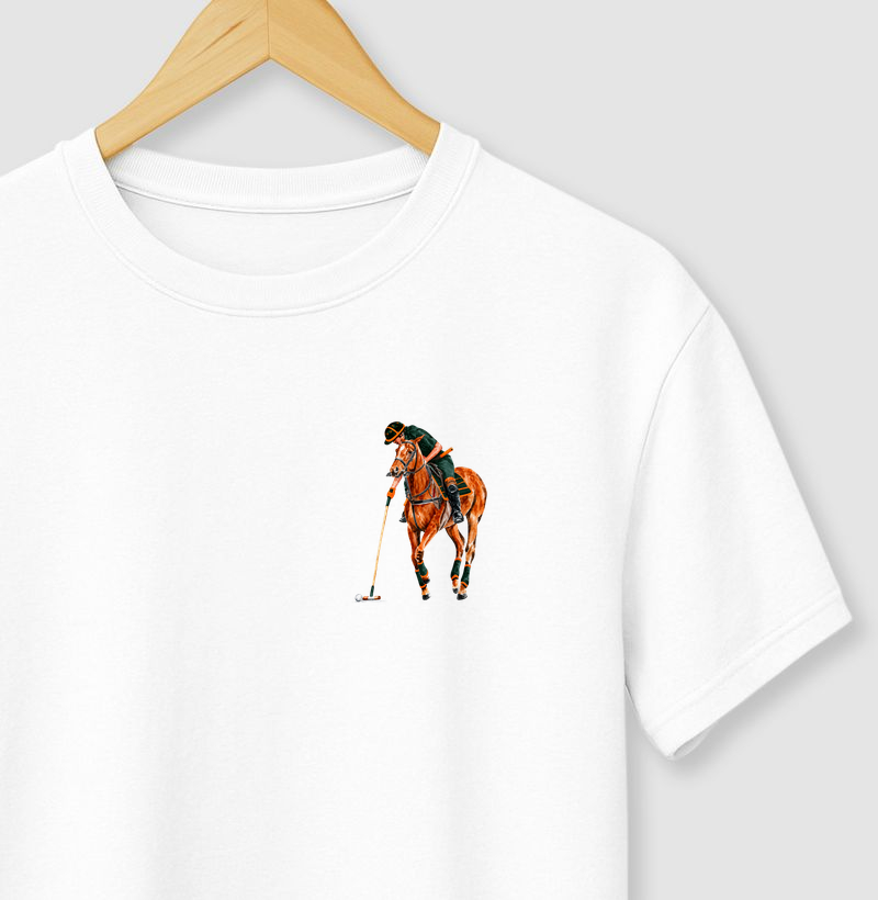 Polo Orange & Green (Peito) - Camiseta