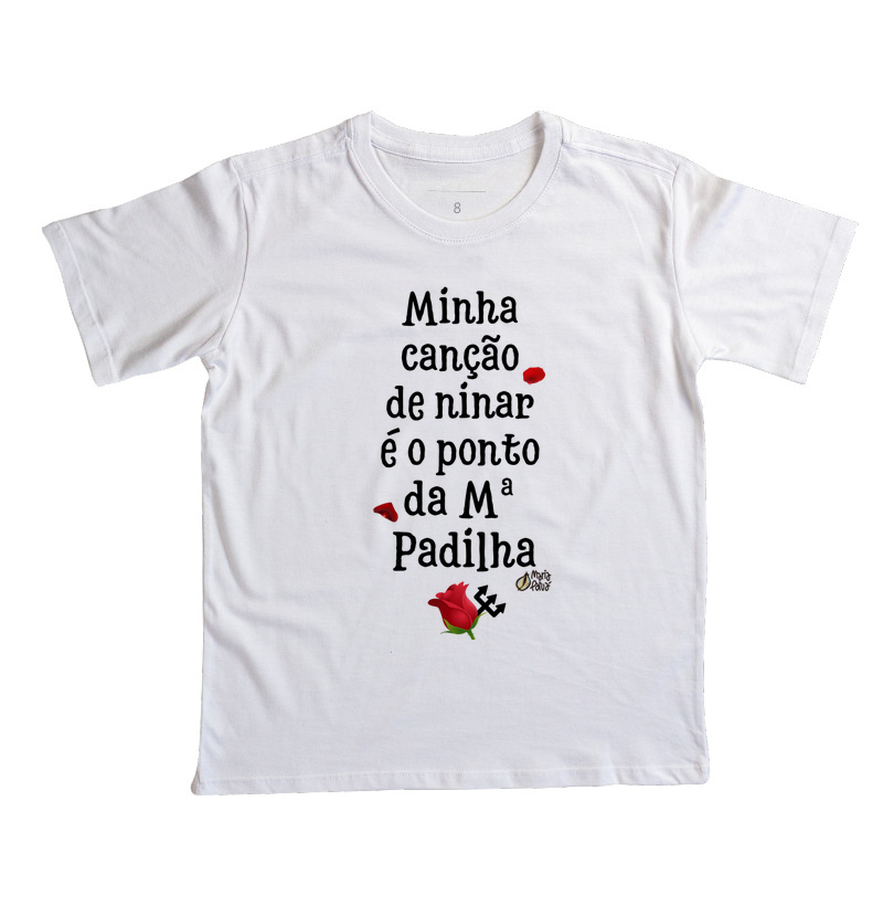 Camiseta Infantil Ninar Maria Padilha Maria Patuá
