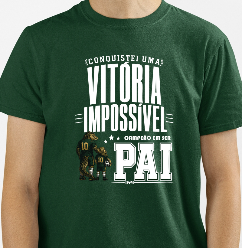 Especial Dia dos Pais - Camiseta Campeão em Ser PAI